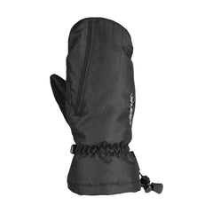 Seirus Magne Mitt Trail Black MD front view showing easy-access magnetic seal