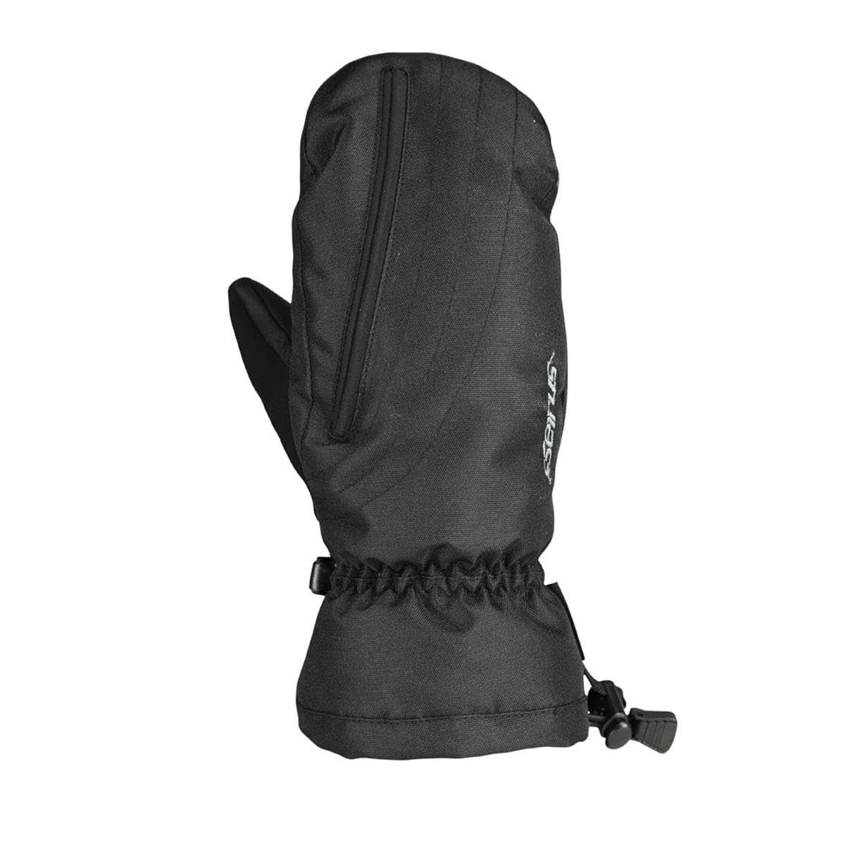Seirus Magne Mitt Trail Black MD side profile with slim gauntlet cuff