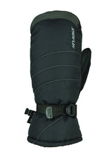Seirus Stitch Mitt Black L, warm waterproof mitt with secure grip for skiing and winter outings