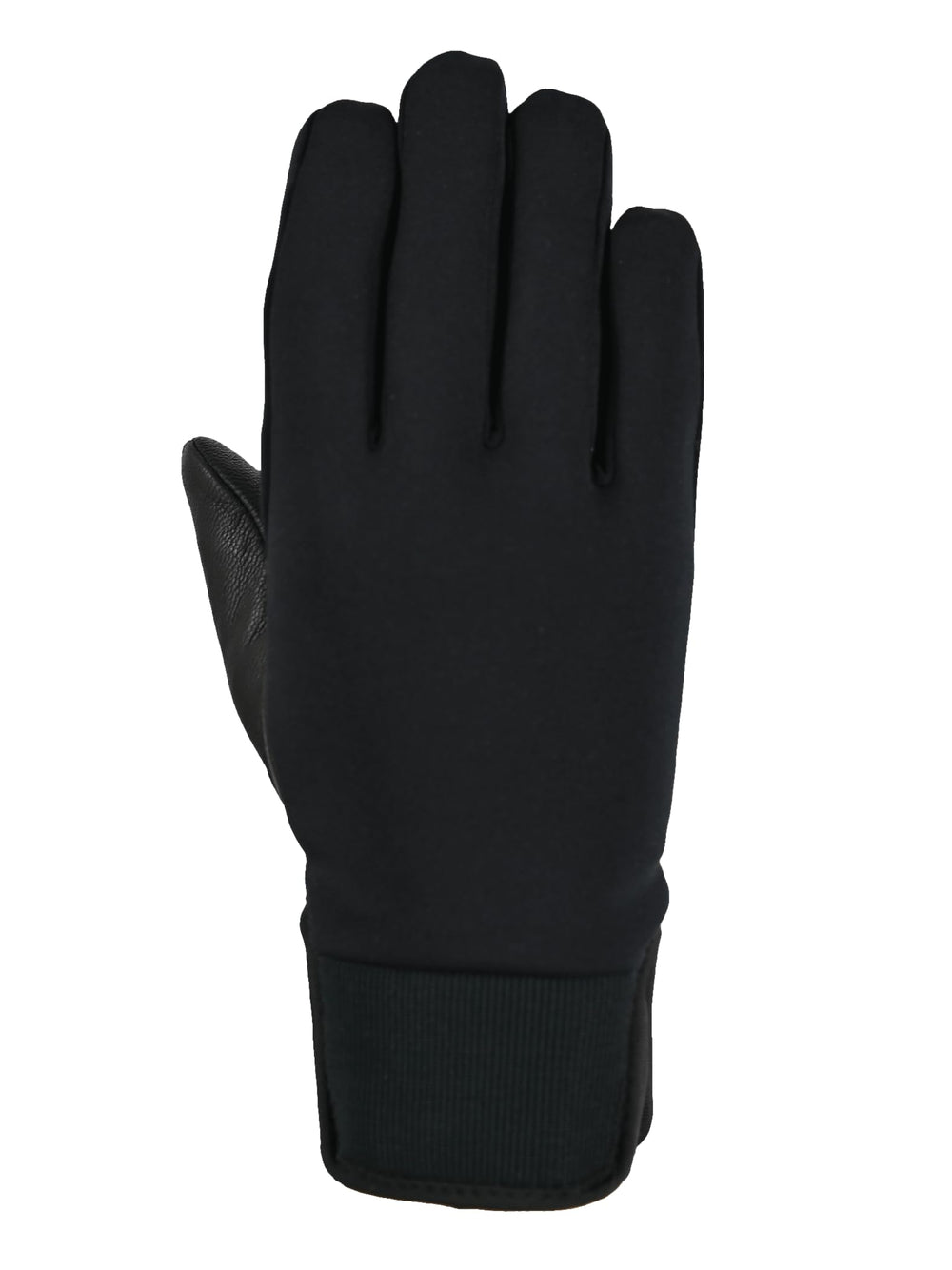 Seirus Xtreme All Weather Vantage Glove Black M front view for warmth and fit.