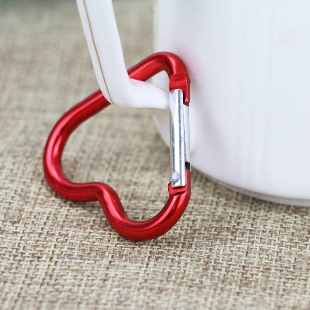 SEIWEI blue carabiner attached to backpacks and suitcases