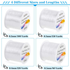 0.2 mm clear fishing line spool (300 yards) from Selizo