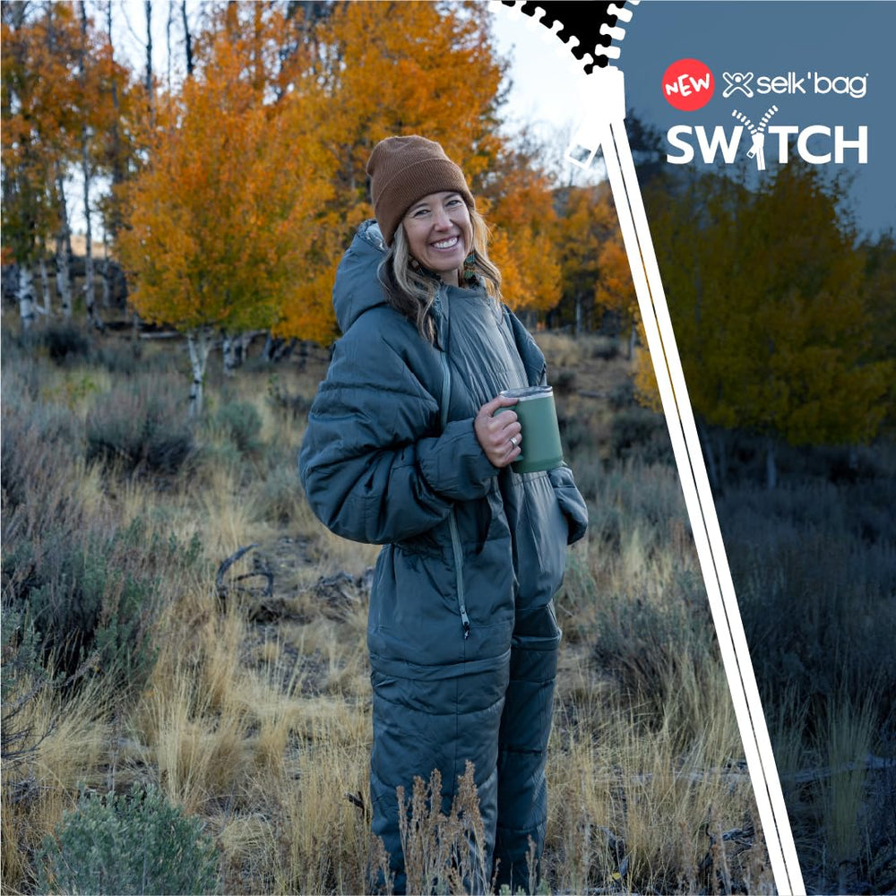 Selk'bag SWYTCH Original recycled materials and PFAS-free design.