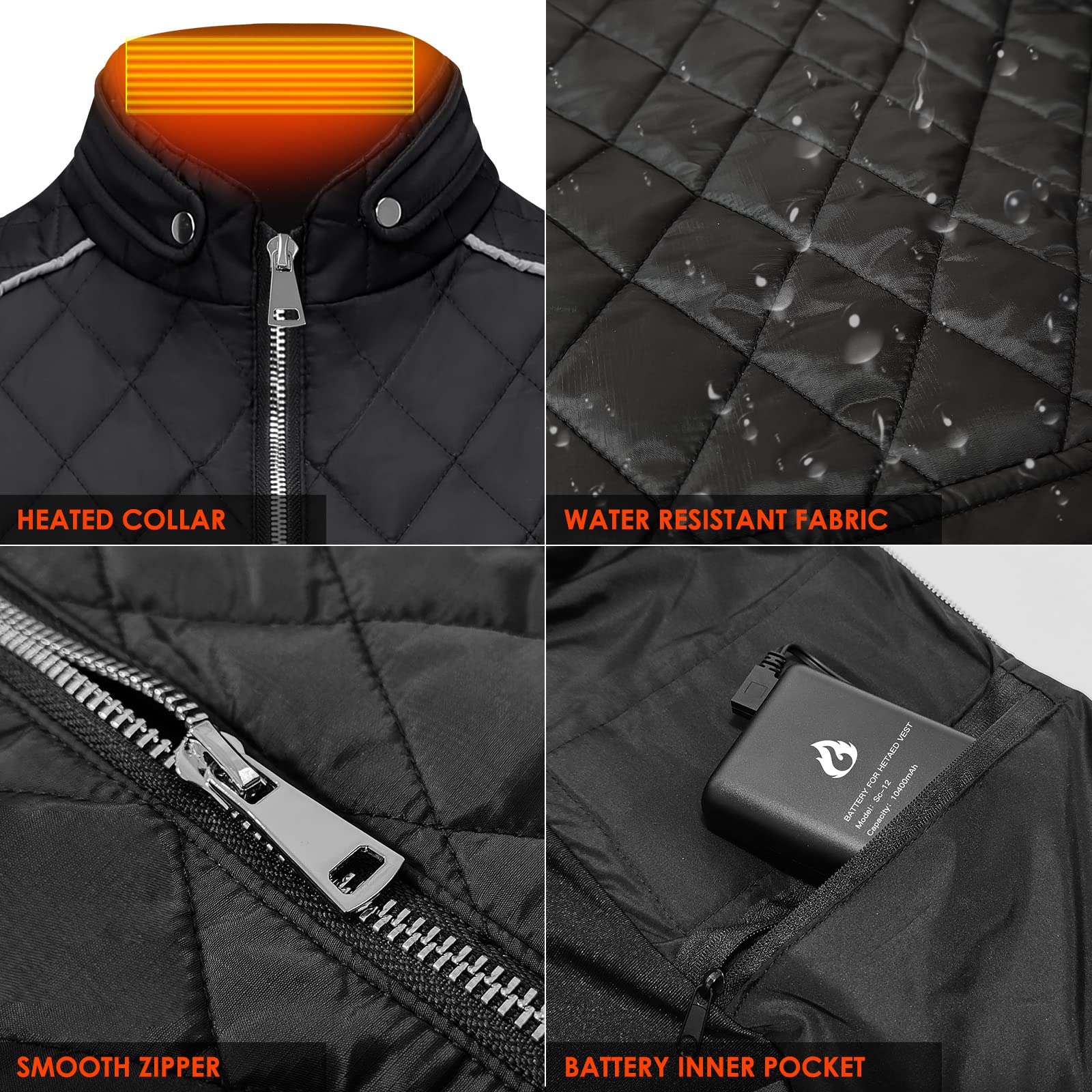 SEMANJLL heated vest in use during cold outdoor activity