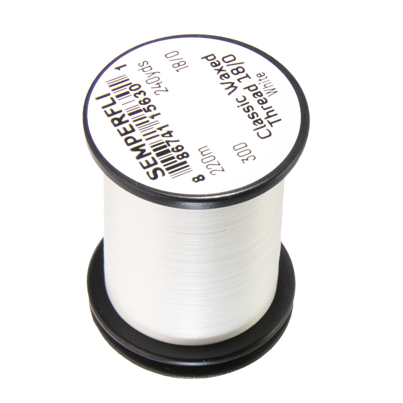 Semperfli Classic Waxed Thread close-up highlighting flat profile for secure tying