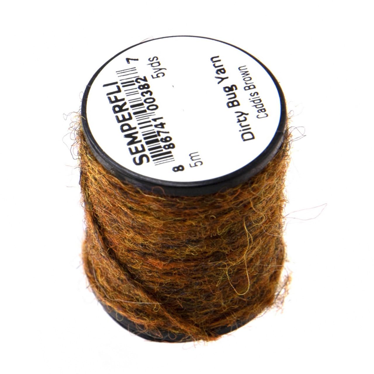 Semperfli Dirty Bug Yarn bundle showing mixed natural-synthetic fibers for lifelike dubbing