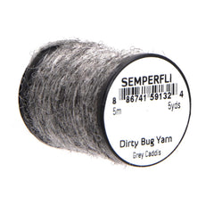Semperfli Dirty Bug Yarn multicolor fibers create natural-looking nymphs for realistic flies.