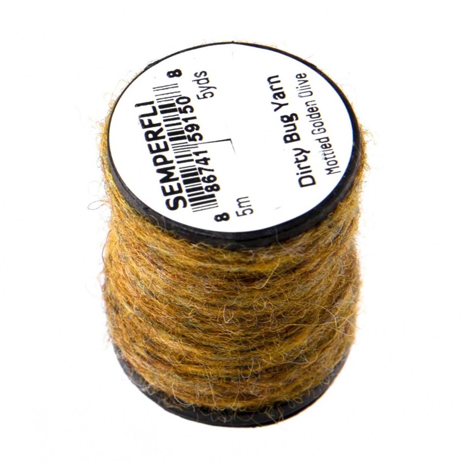 Semperfli Dirty Bug Yarn spool with natural coloring for realistic fly bodies and improved disguise