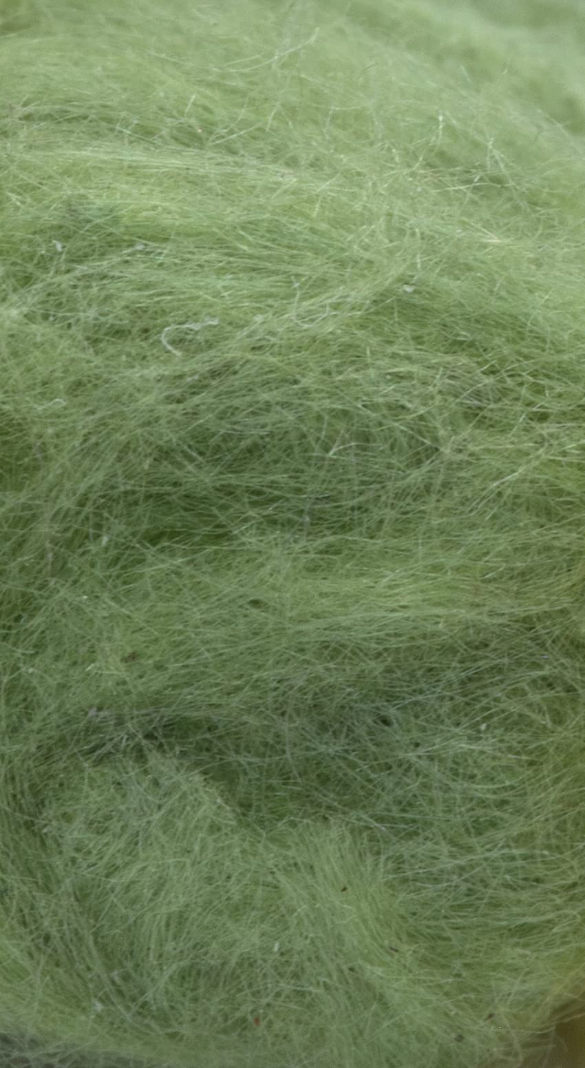 Semperfli Kapok Dubbing in Caddis Green boosts buoyancy for dry flies.