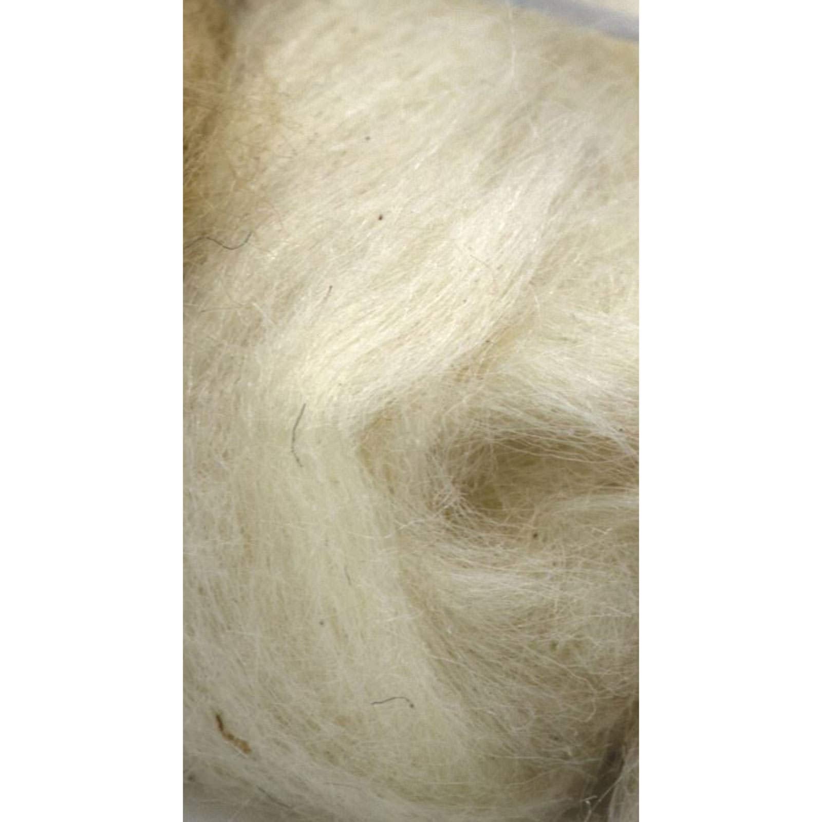 Semperfli Kapok Dubbing Danica close-up showing buoyant, ultra-thin fibers for dry flies