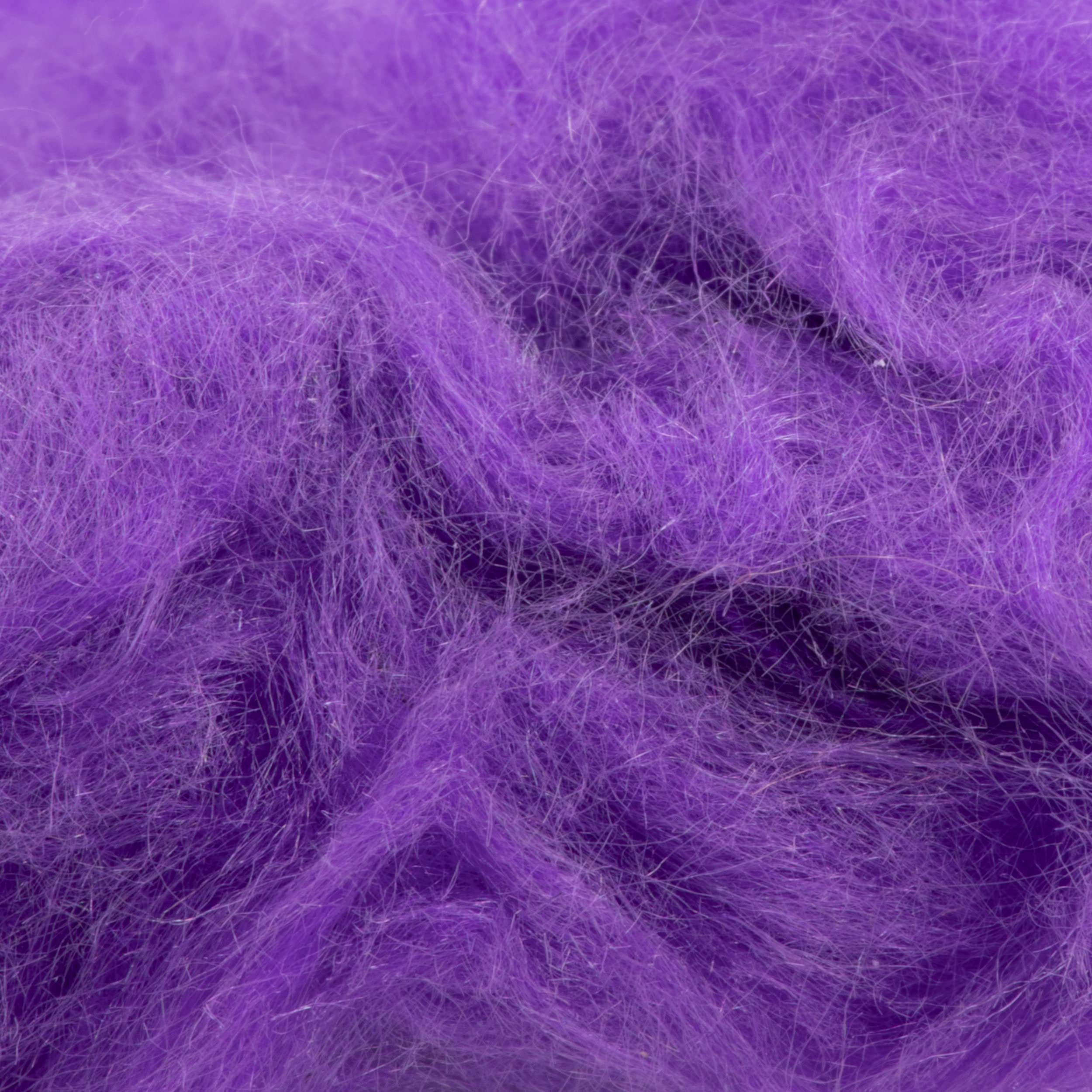 Semperfli Kapok Dubbing Fl Purple; buoyant, ultra-thin fibers improve dry fly flotation