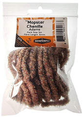 Semperfli Mopster dyed versions display multicolor shine for craft fly tying.
