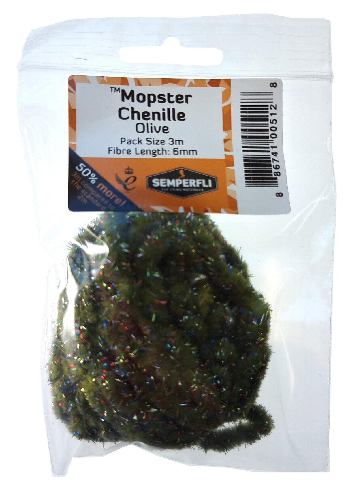 Semperfli Mopster mop chenille bundle with vibrant fibers for improved scrubbing.
