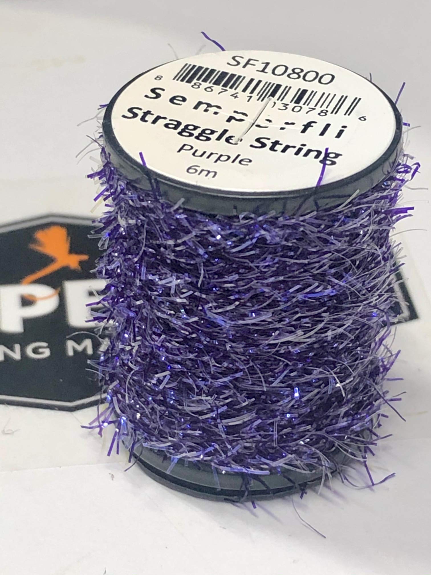 Semperfli Straggle String Micro Chenille spool highlights micro cores for precise thorax and body work