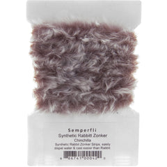 Semperfli Synthetic Rabbit Zonker pack showing durable, water-shedding material for easier fly tying