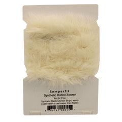 Semperfli Wabbit Artic Fox zonker enhances casting and buoyant performance on water.