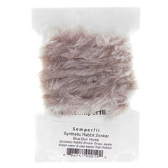 Semperfli Wabbit blue dun zonker for easy casting and lifelike water movement.