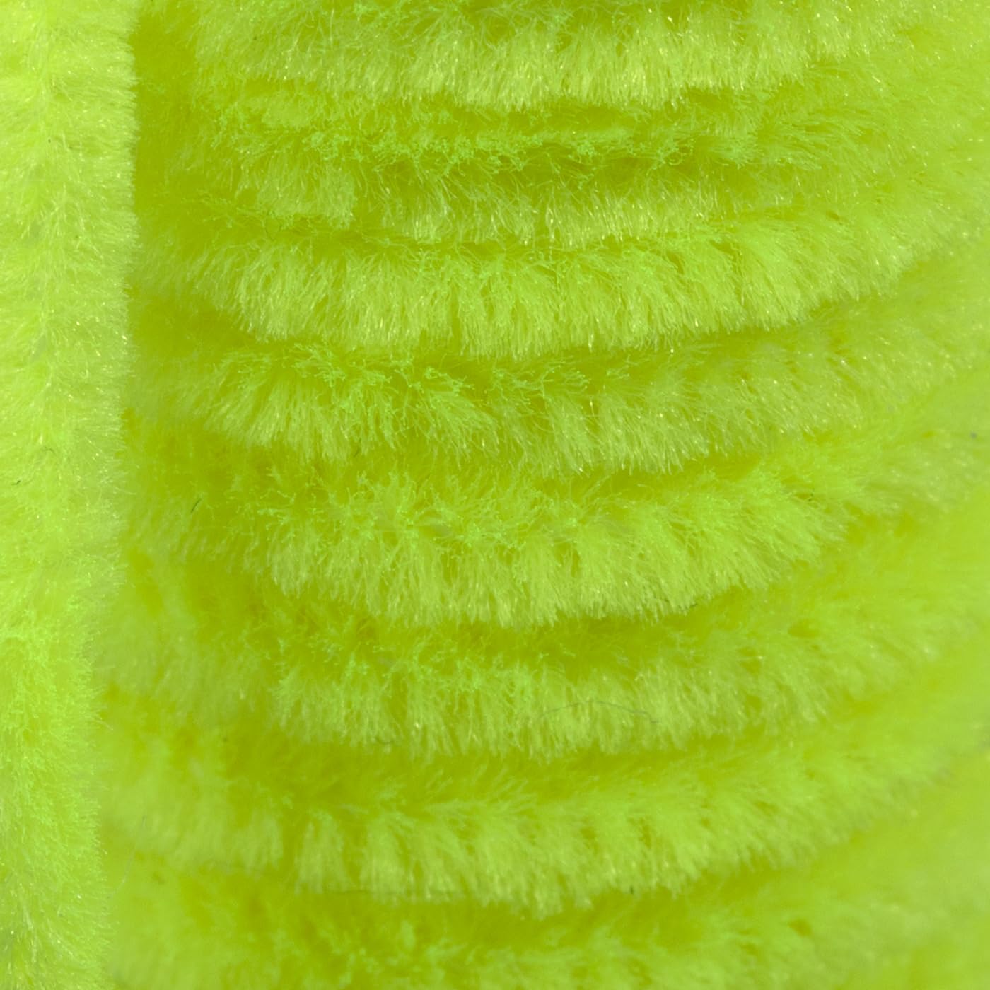 Semperfli Worm Chenille Fl Yellow adds durable, flexible bodies for mayflies, worms, and leech patterns