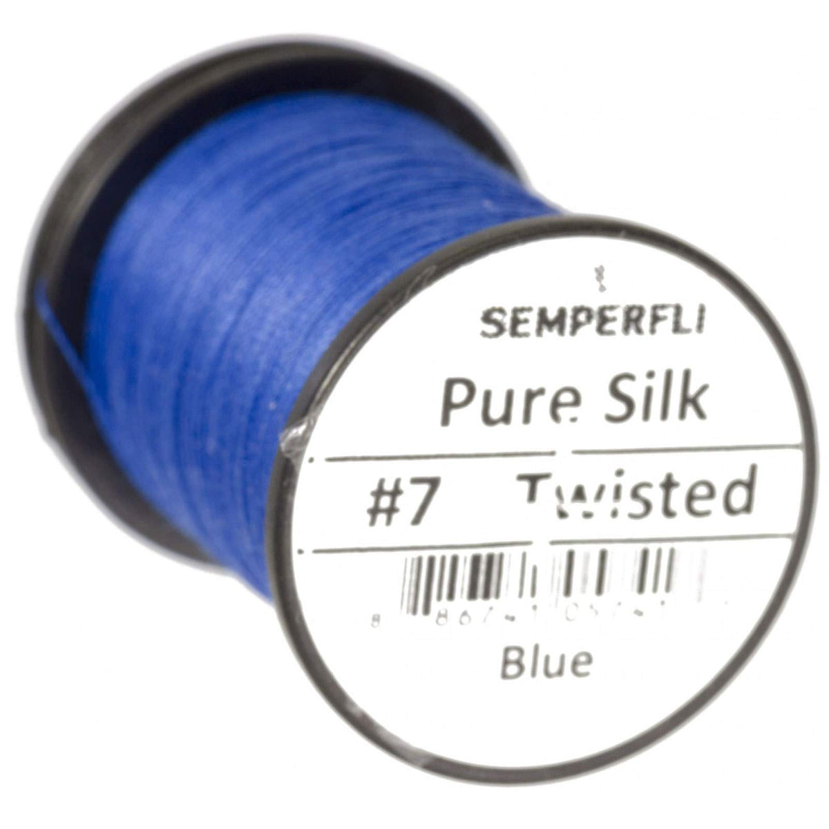 Semperfli Pure Silk Thread, blue 7, durable, flat lays for salmon and Clyde flies.