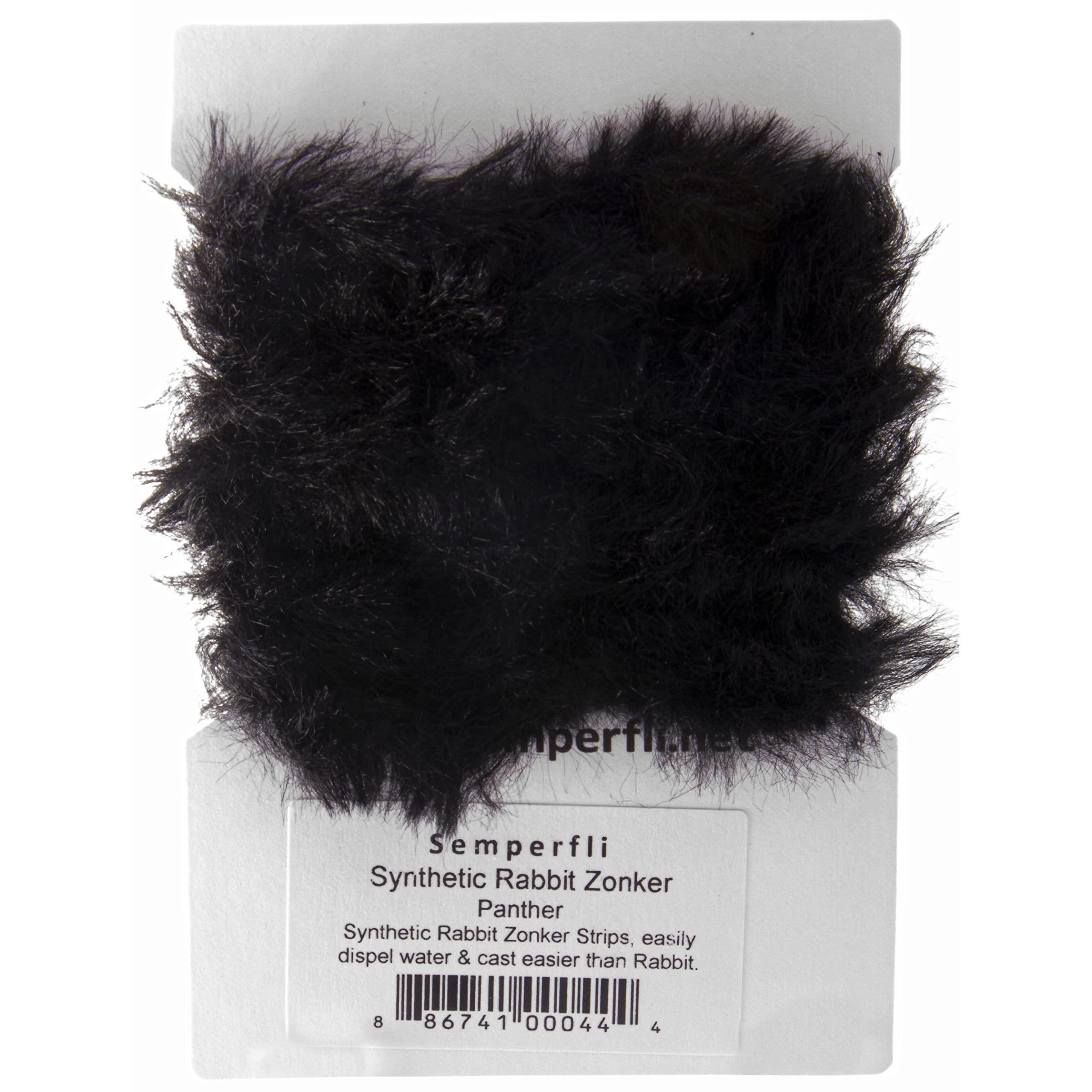 Semperfli Synthetic Rabbit Zonker close-up, durable and easy to cast for lifelike fly presentations.