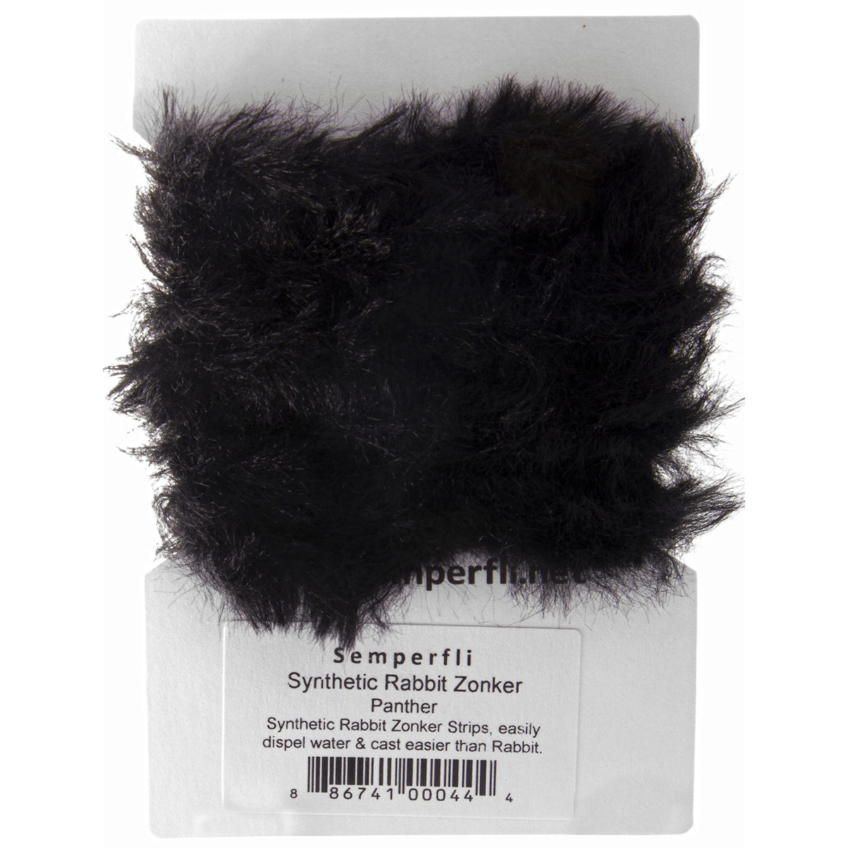 Semperfli Synthetic Rabbit Zonker close-up, durable and easy to cast for lifelike fly presentations.