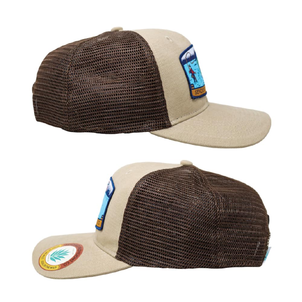 Sendero Provisions Co semi-curve visor shown, delivering broken-in comfort right out of the box