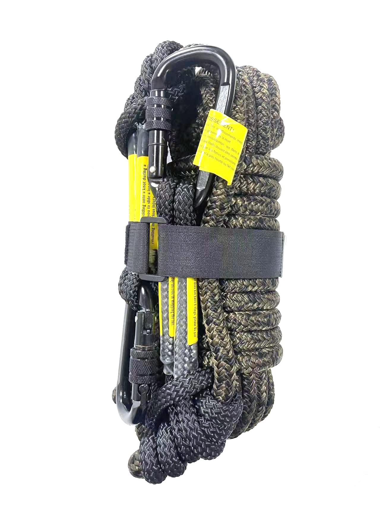SENFU prusik knots on rope highlight adjustable ascent control.