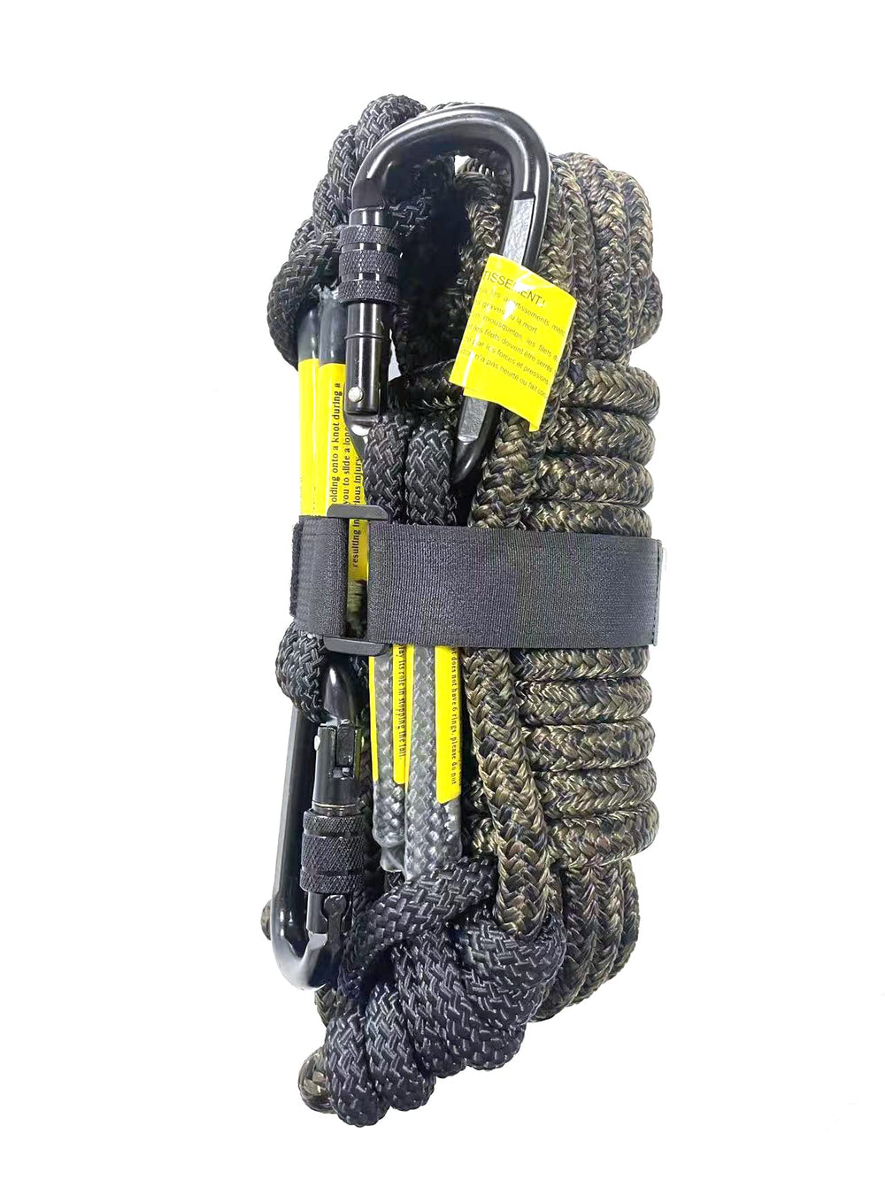 SENFU prusik knots on rope highlight adjustable ascent control.