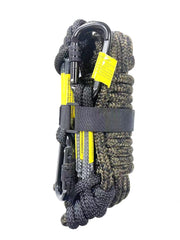 SENFU prusik knots on rope highlight adjustable ascent control.