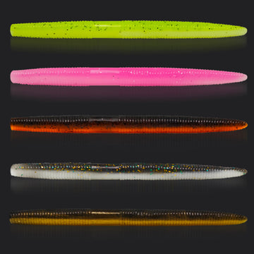 Close up of 4.1 inch Senko Worm length