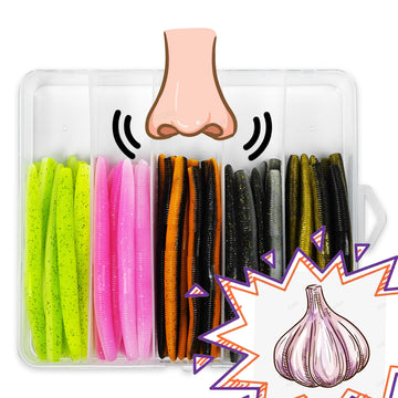 Tackle box storage for Senko Worms and soft plastics