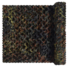 Senmortar camo netting Flecktarn 5x26 ft roll for versatile concealment in hunting and decor.
