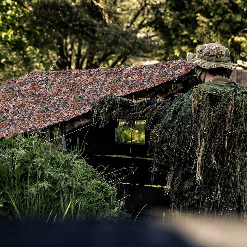 Senmortar camo netting lightweight roll demonstrates easy transport and storage