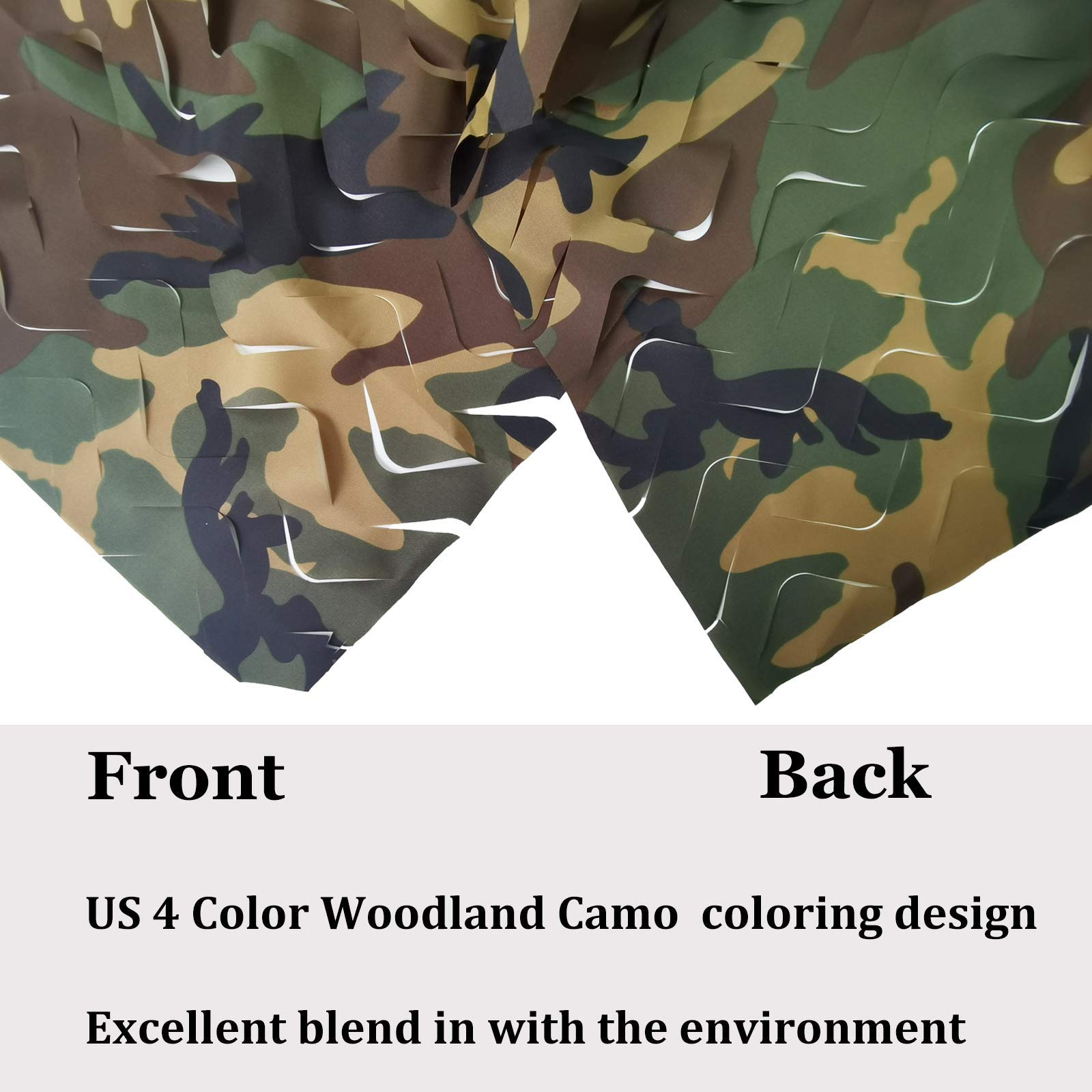 Senmortar camo netting is lightweight and portable for quick setup