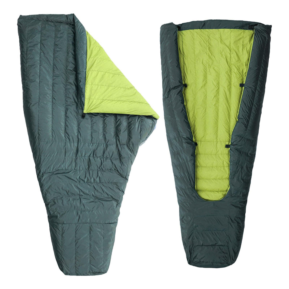 SENSORY4U Ultralight Sleeping Bag Top Quilt on trail for easy packing and warmth.