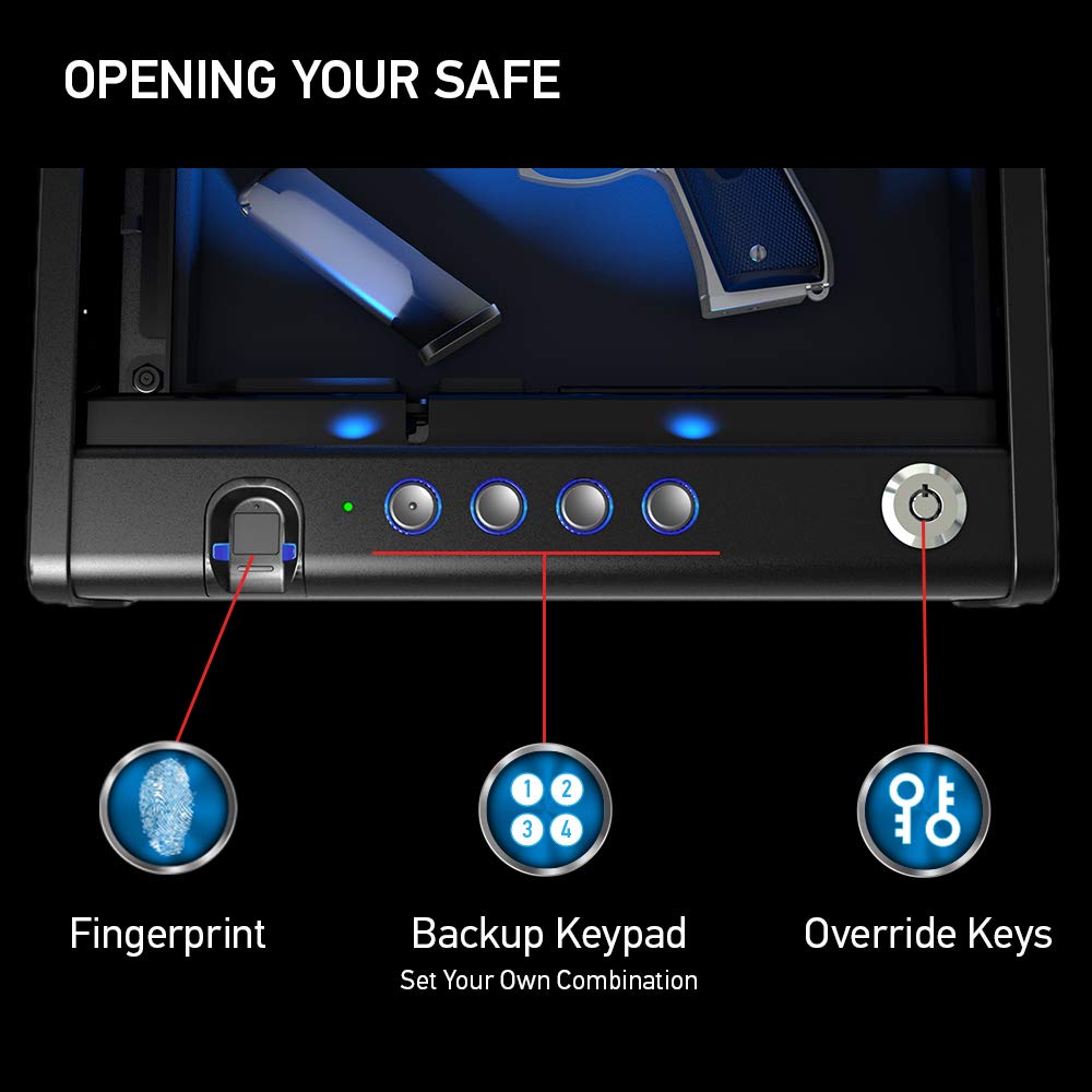 Exterior dimensions of SentrySafe QAP1BLX safe