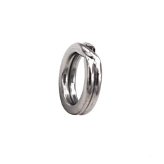 SENYUBBY Heavy Duty Split Ring 6.5mm outer diameter - 0.8mm wire - 60lb test