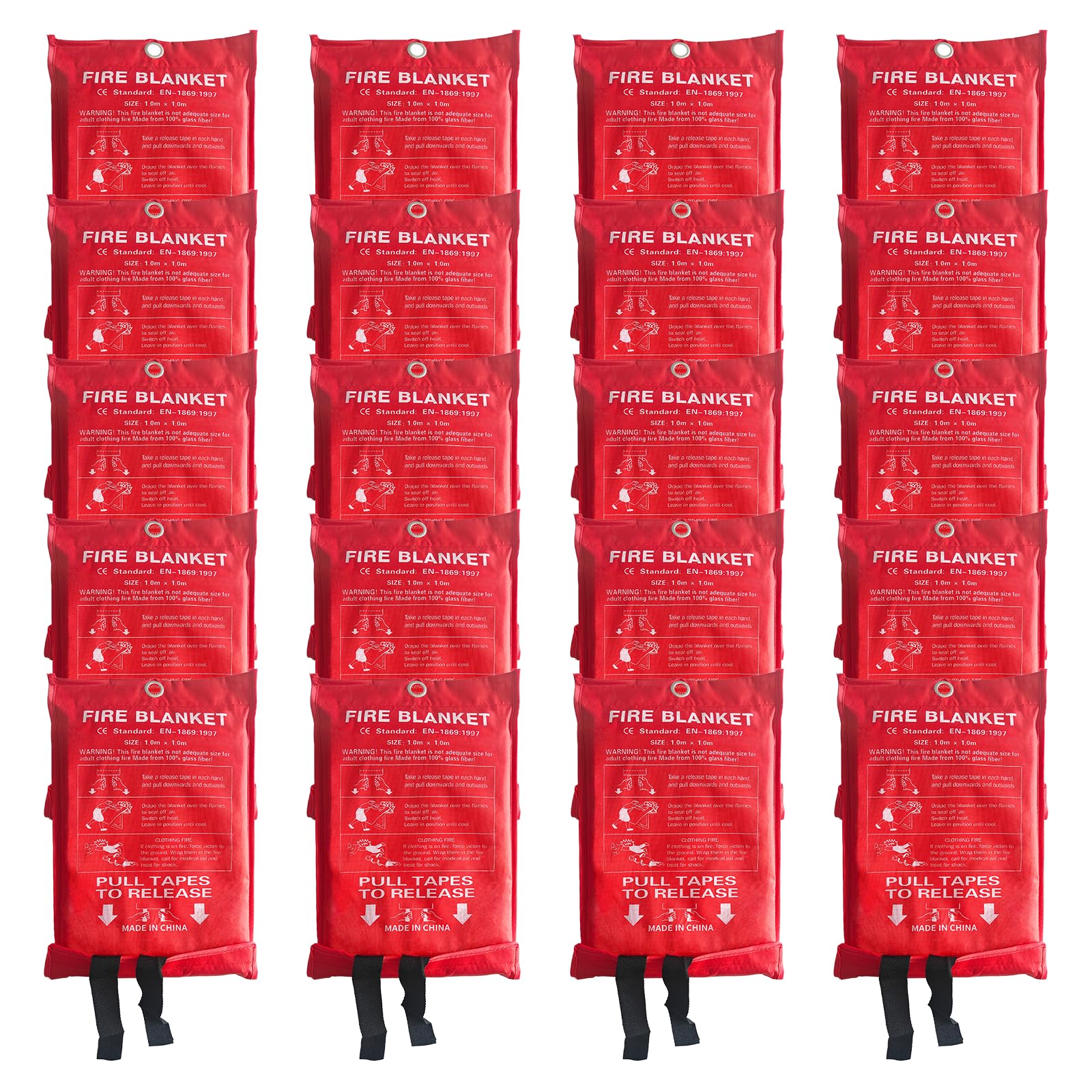 SERABETTO fire blanket 1100F in kitchen use for grease fire suppression
