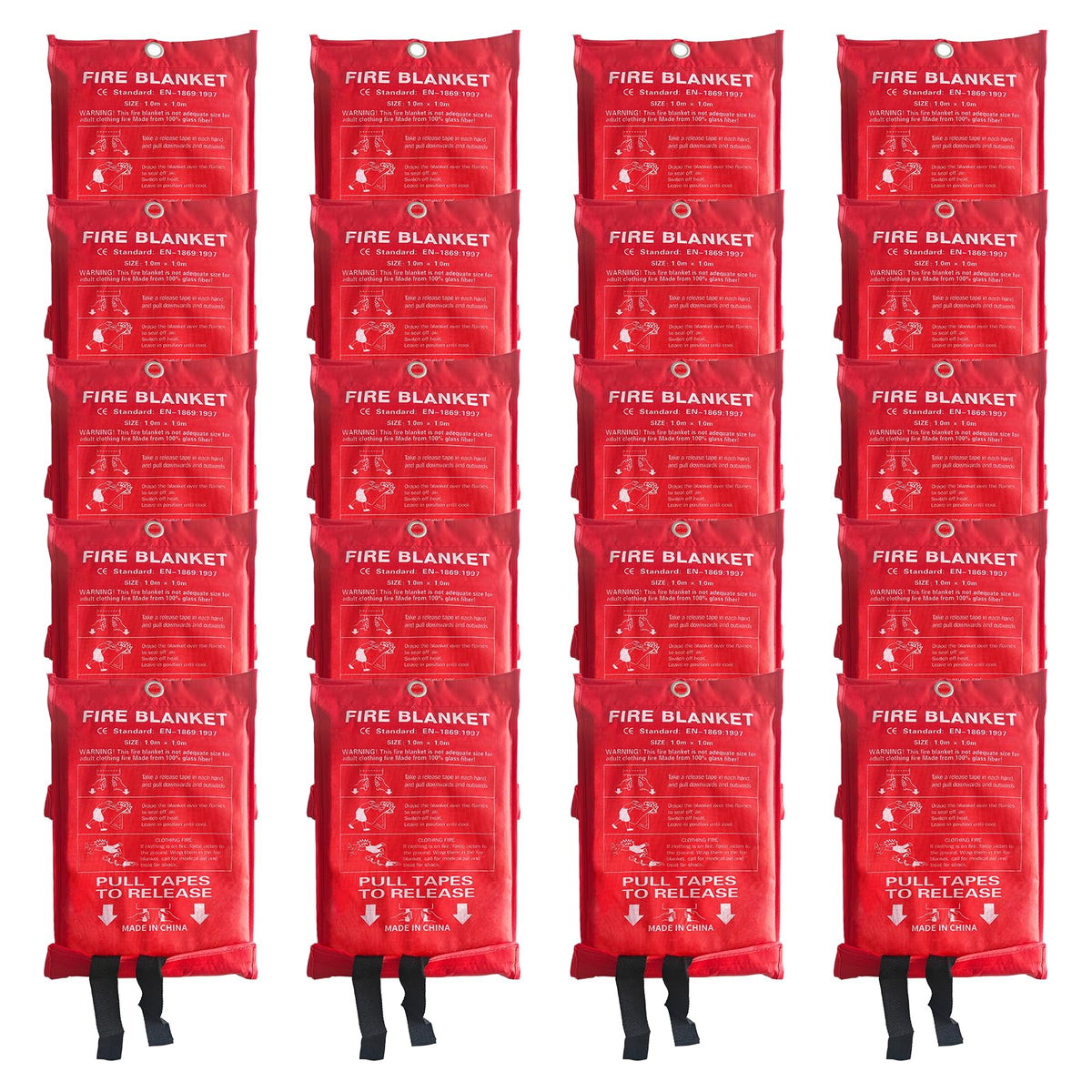 SERABETTO fire blanket 1100F in kitchen use for grease fire suppression