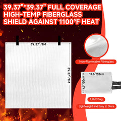 SERABETTO fire blanket easy-pull action ready for quick emergency response