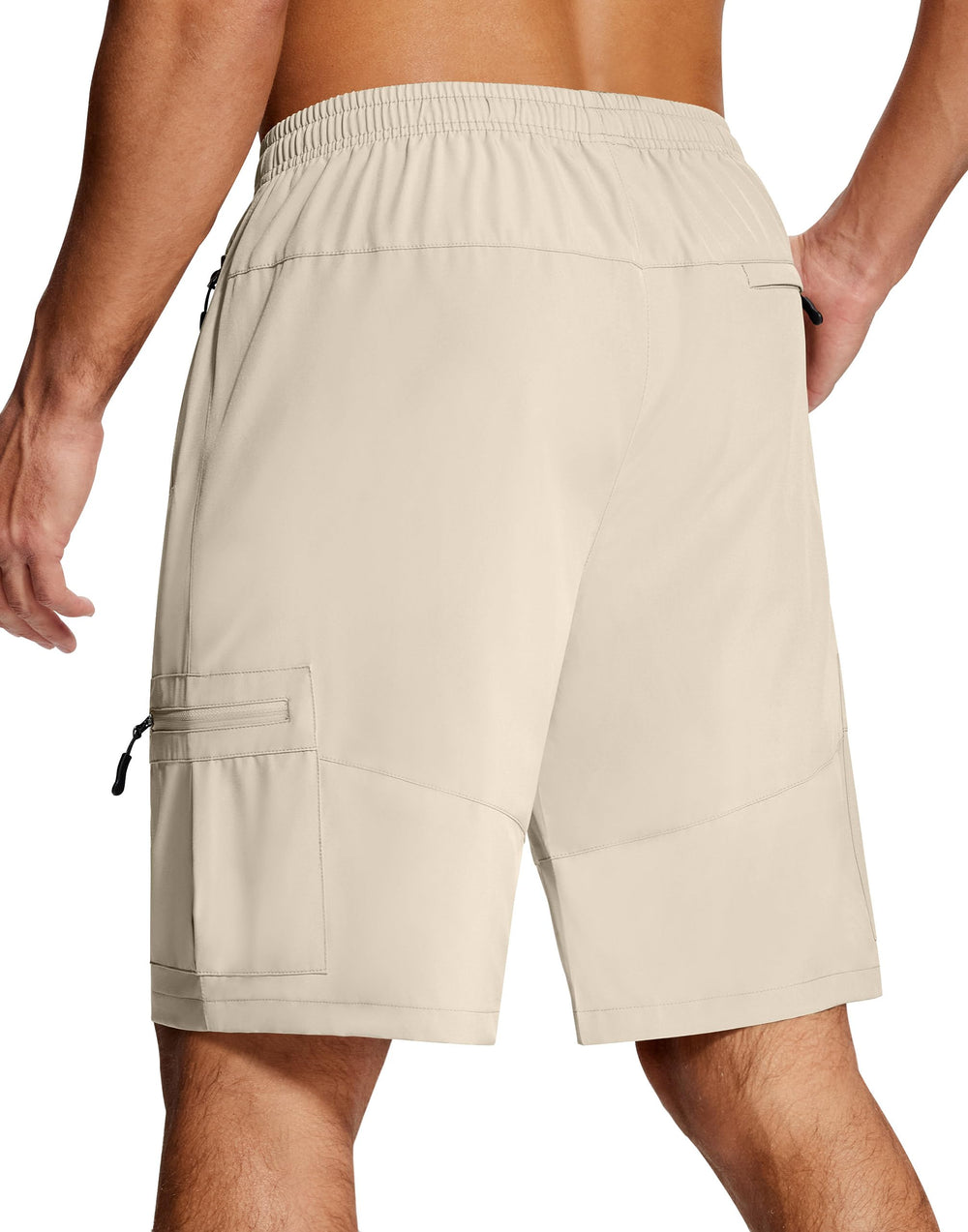 SERAMY men's hiking shorts quick-dry fabric helps you stay comfortable in heat