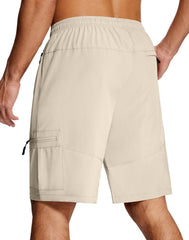 SERAMY men's hiking shorts quick-dry fabric helps you stay comfortable in heat