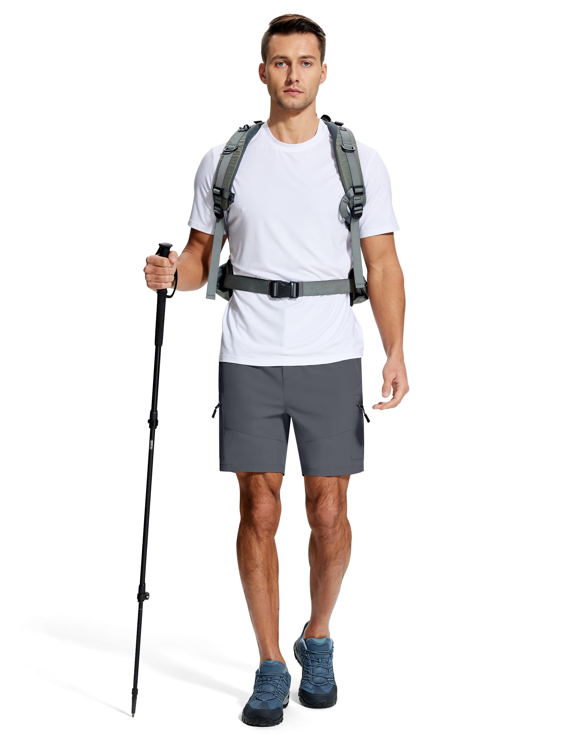 seramy mens outdoor utility shorts suitable for golf fishing camping and work