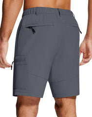 seramy mens quick-dry 7-inch inseam shorts ideal for hot days outdoor activities