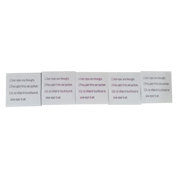 SereneLife repair kit adhesive patch on inflatable, providing a durable, waterproof seal for leaks.