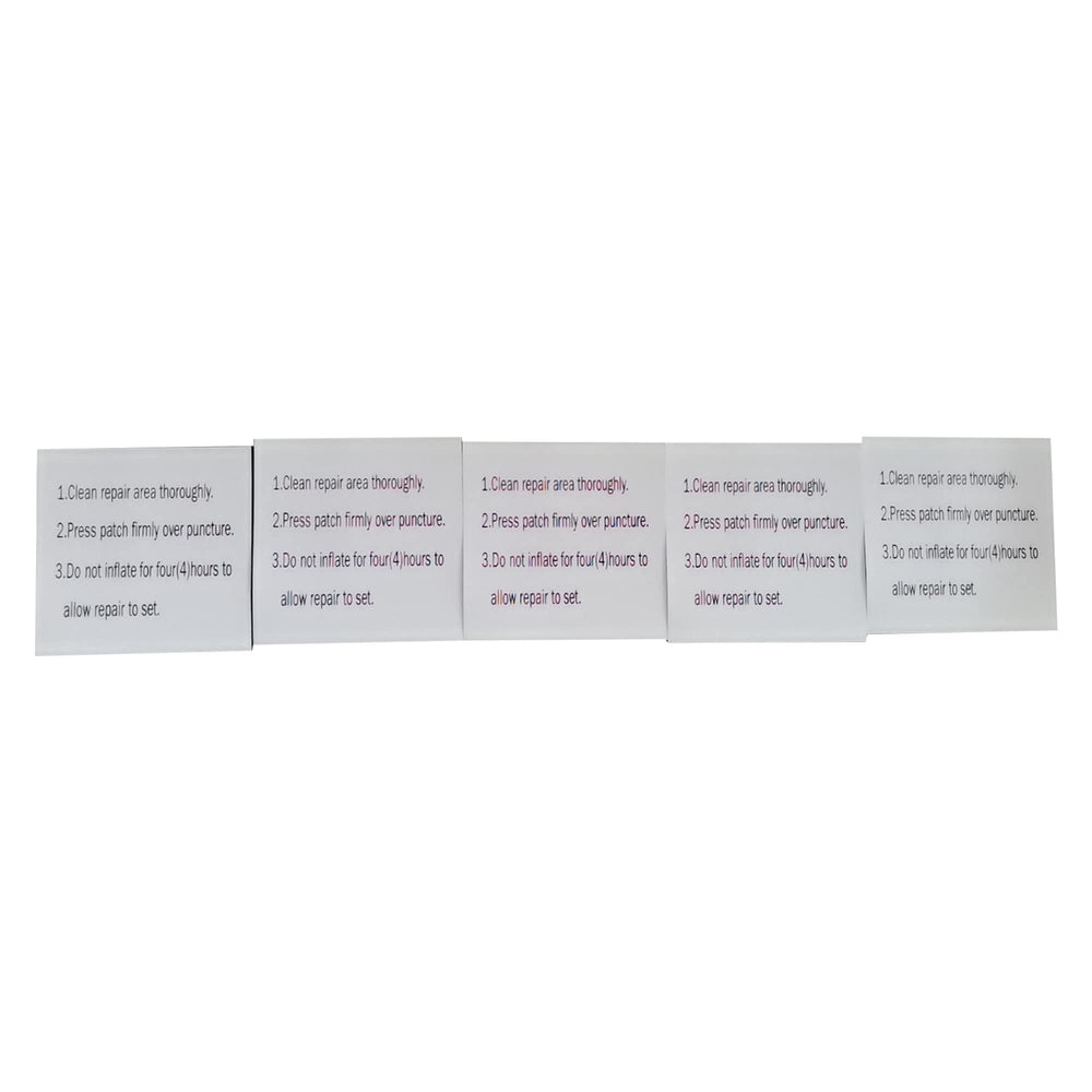 SereneLife repair kit adhesive patch on inflatable, providing a durable, waterproof seal for leaks.