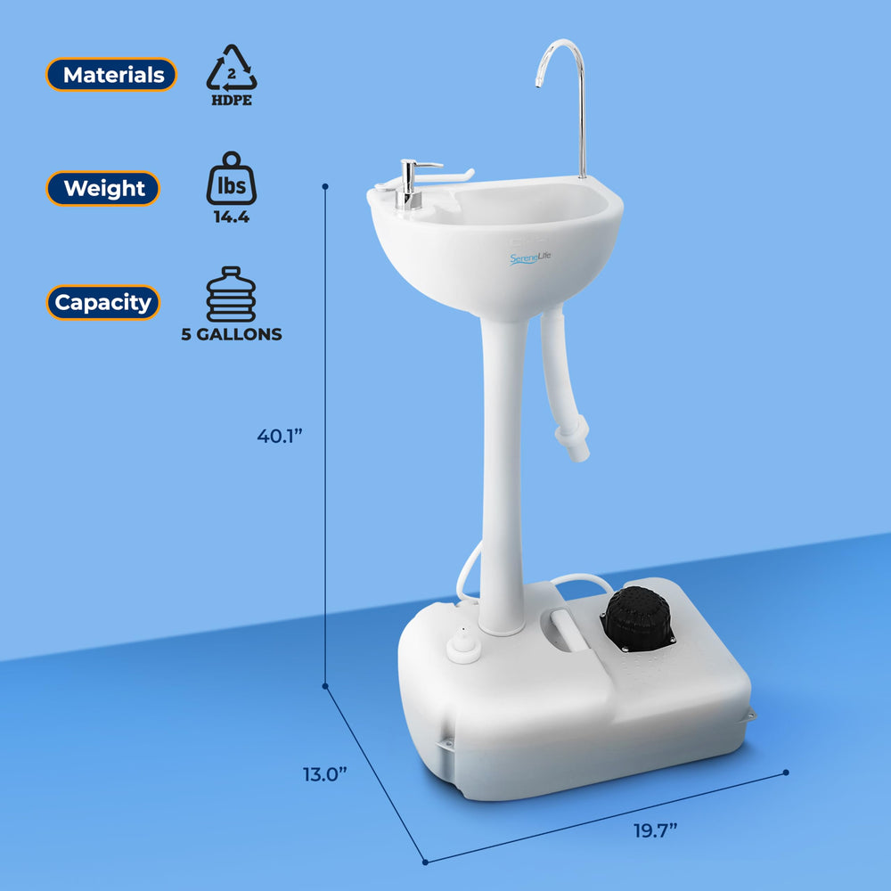 SereneLife drainage-hose-for-waste-water simplifies disposal.