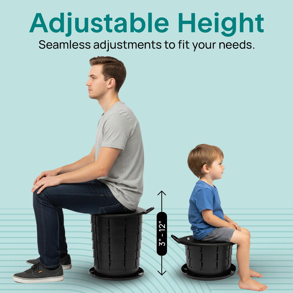 SereneLife toilet includes flushable wipes for quick, hygienic cleanup outdoors.