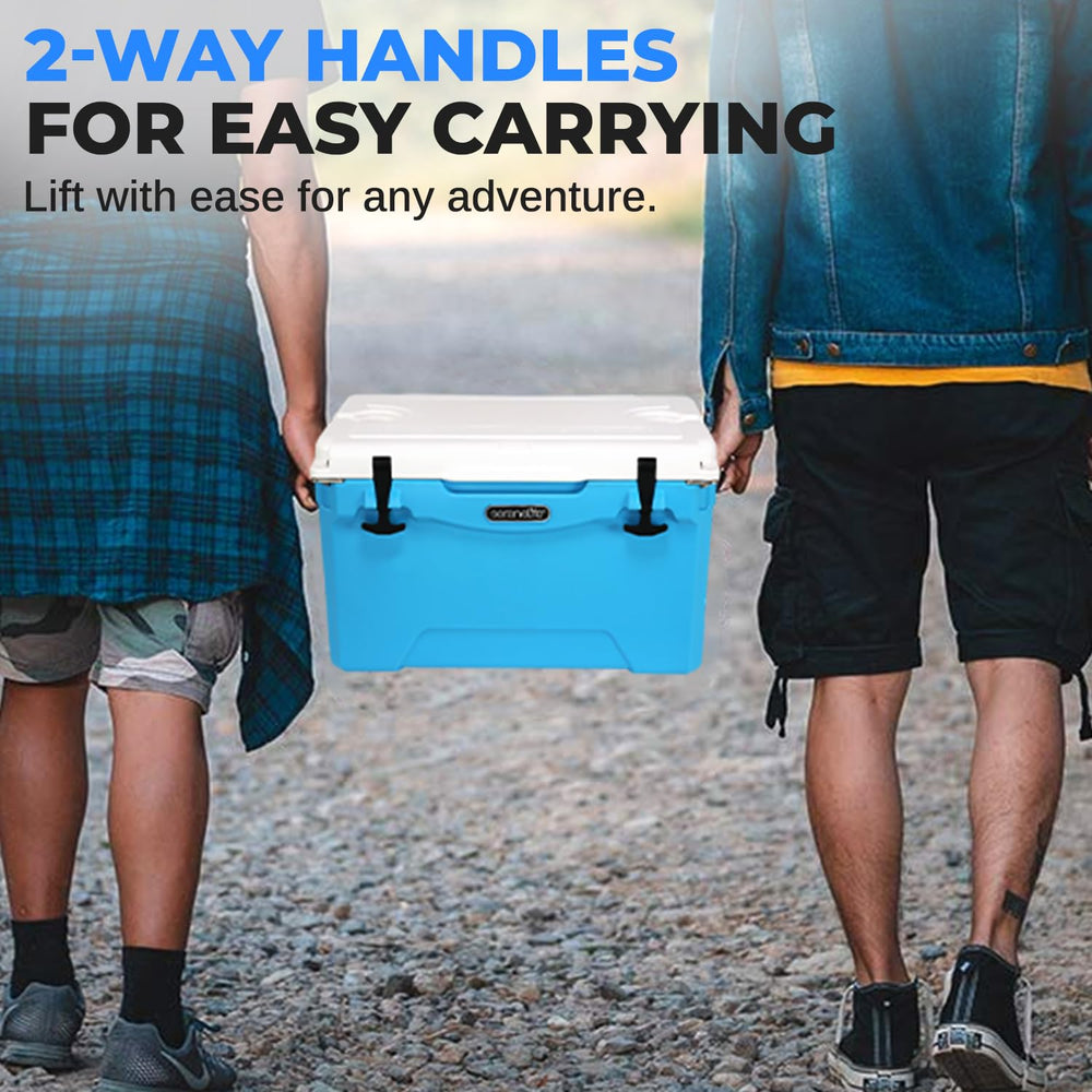 SereneLife cooler leak-resistant drain for easy water disposal after adventures