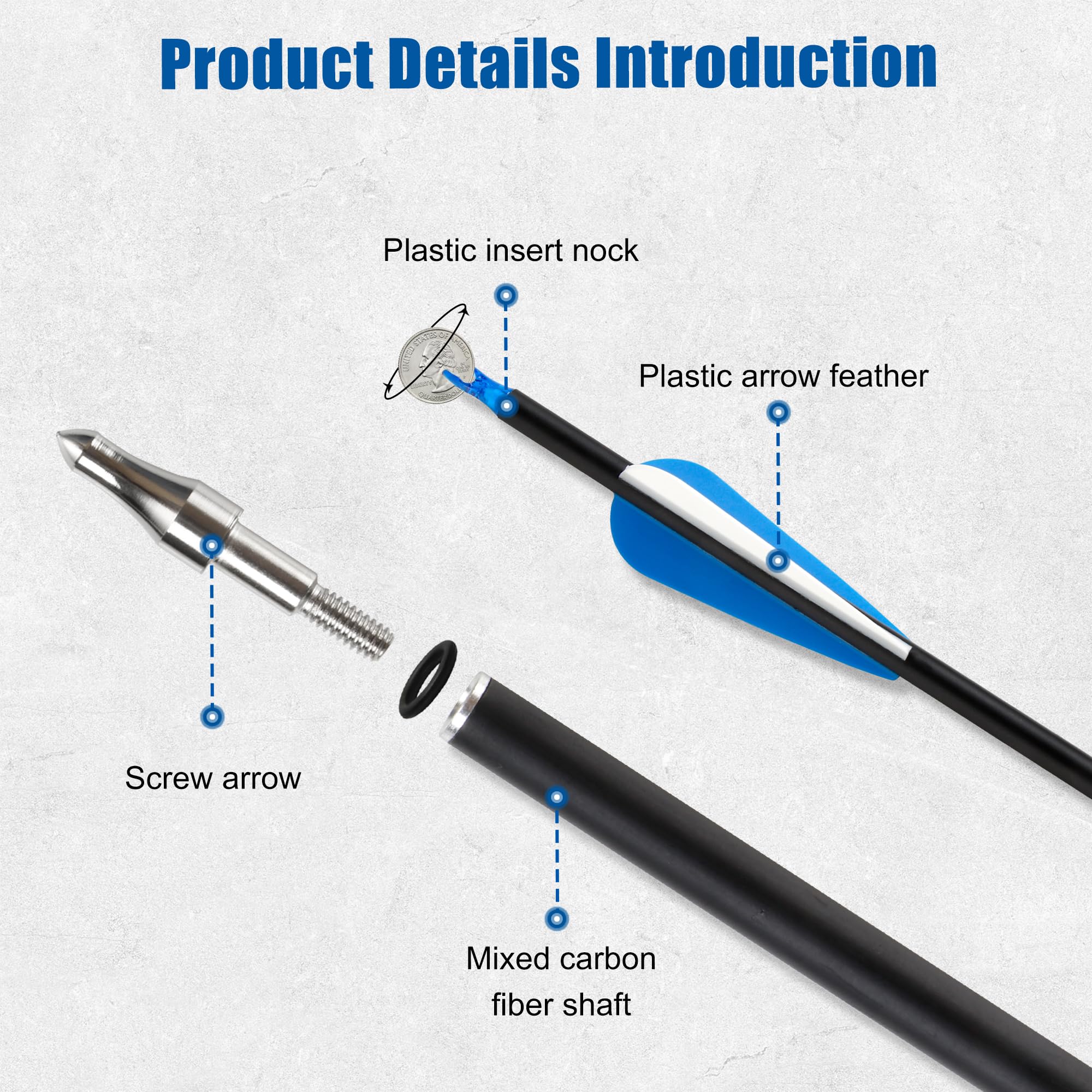 SERfawnCH hunting-ready arrows provide spine-matched accuracy for hunting and practice.